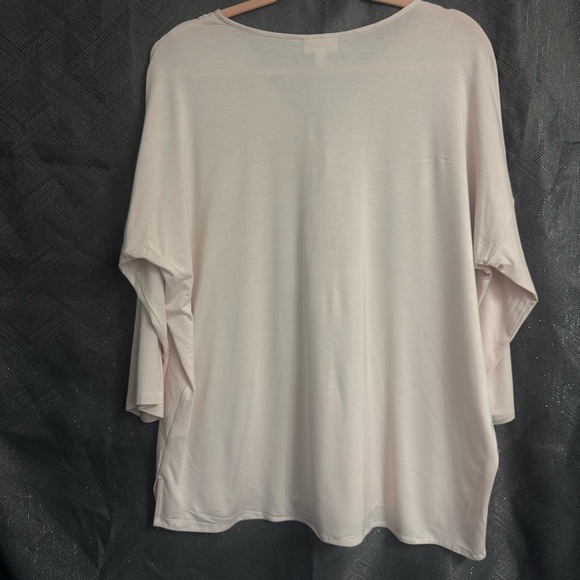 J.Jill Women’s Top, Size Large, Bisque Pink Relaxed V-Neck, NWT - Picture 4 of 9